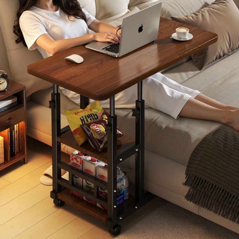 Office Furniture For Small Spaces - 이동식 리프팅 침대 옆 테이블 침대