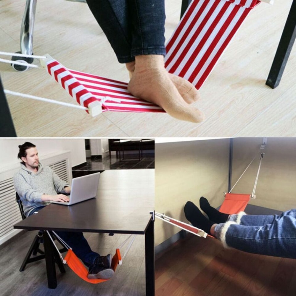 Under Desk Hammock - 편안한 목가적인 휴식 해먹, 폴리에스터 면