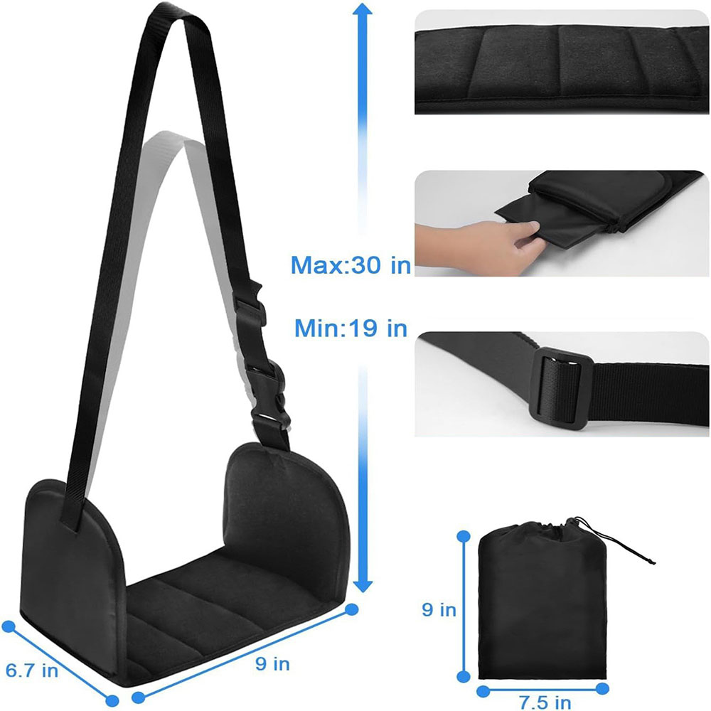 조절 가능한 발 받침 해먹 - 발 휴식용 휴대용 비행기 - Under Desk Hammock 리뷰 및 가격