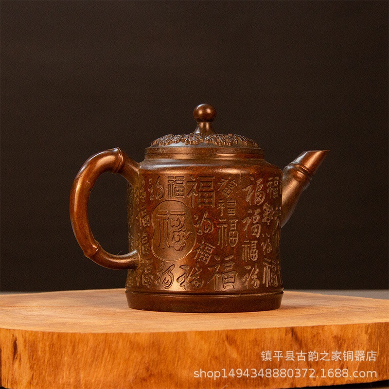 황동 풍경 용과 봉황 기린 티포트 창의적인 주전자 구리 - Office Furniture Phoenix 리뷰 및 가격