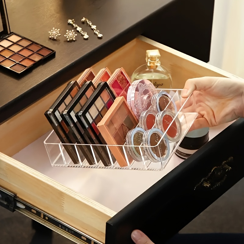7칸 투명 플라스틱 메이크업 정리함 1개 - 립스틱 및 - Drawer Organizer Tray 리뷰 및 가격