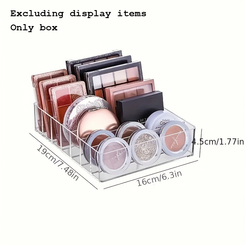 7칸 투명 플라스틱 메이크업 정리함 1개 - 립스틱 및 - Drawer Organizer Tray 리뷰 및 가격