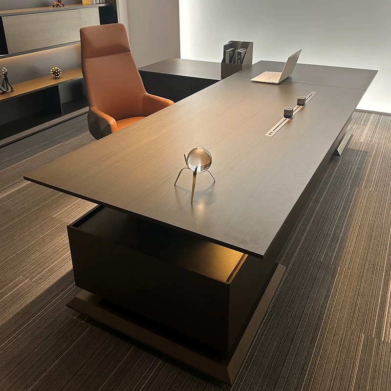 블랙 강력한 디자인의 임원용 책상 브라운 저렴한 모던  - Office Furniture For Small Spaces 리뷰 및 가격
