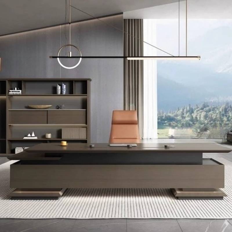 블랙 강력한 디자인의 임원용 책상 브라운 저렴한 모던  - Office Furniture For Small Spaces 리뷰 및 가격