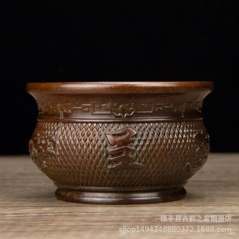 순수 구리 용과 봉황 장식품, 가정, 사무실, 거실,  - Office Furniture Phoenix 리뷰 및 가격